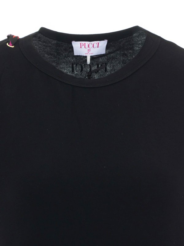 トップ/タンクトップ - 黒 shop online: EMILIO PUCCI