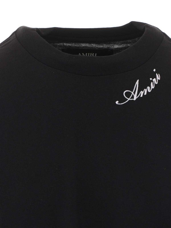 Tシャツ - 黒 shop online: AMIRI