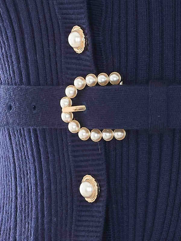 The Best Shops Self Portrait: Cardigans - Cardigan - Blau