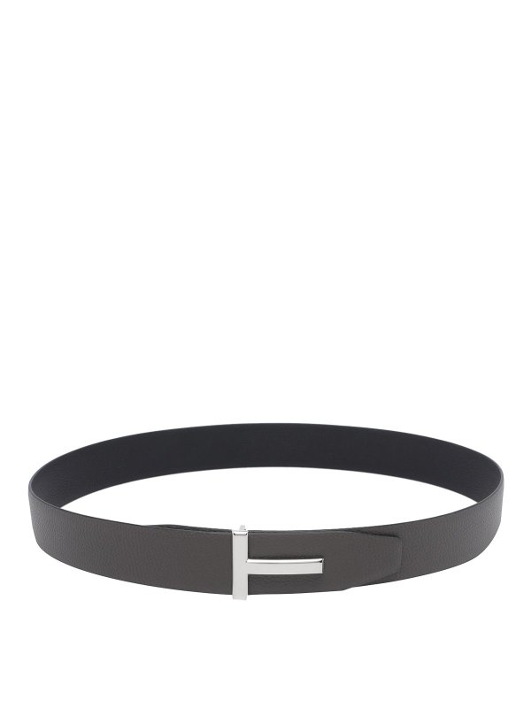 TOM FORD: Cinturones - Cinturón - Gris