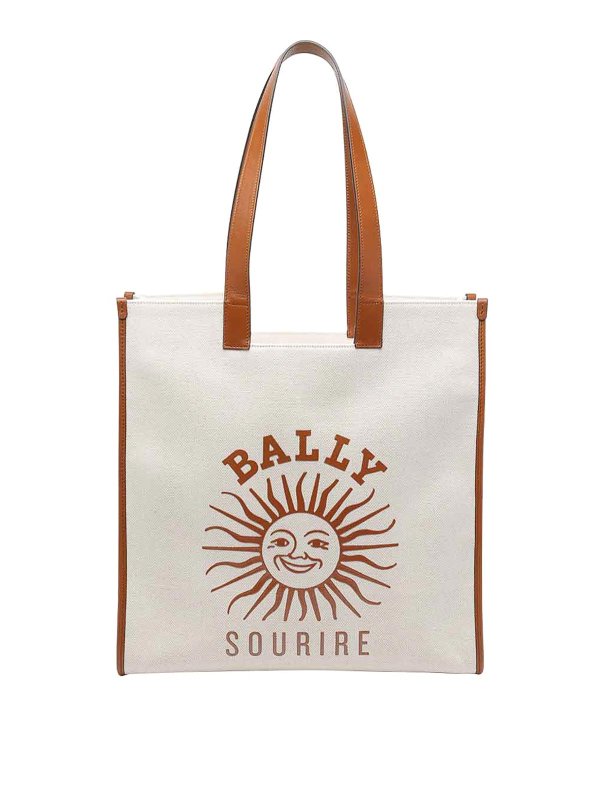 BALLY: Handtaschen - Shopper - Beige