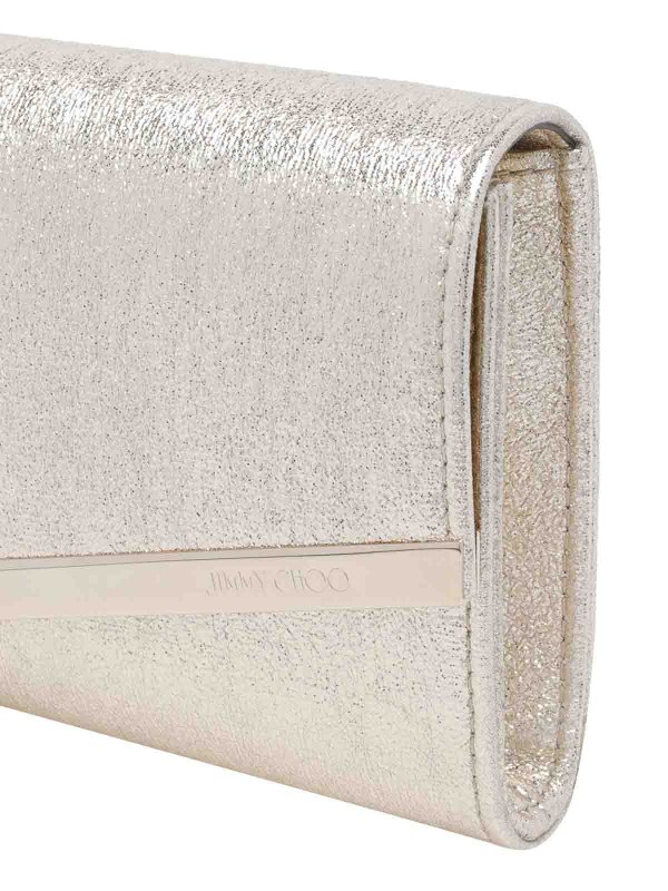 クラッチバッグ - 金 shop online: JIMMY CHOO