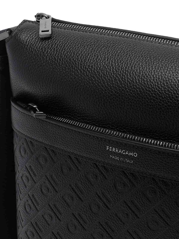 クロスボディバッグ - 黒 shop online: SALVATORE FERRAGAMO