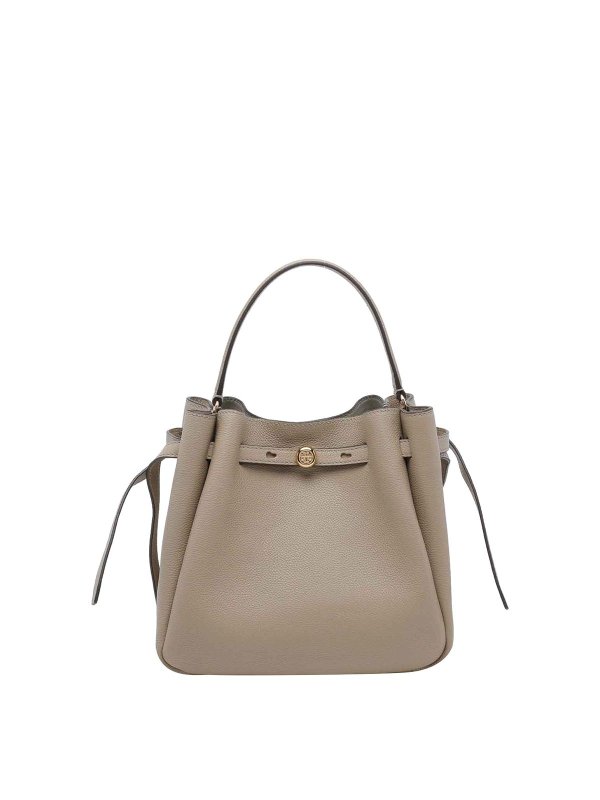 TORY BURCH: バケットバッグ - バケットバッグ - ベージュ