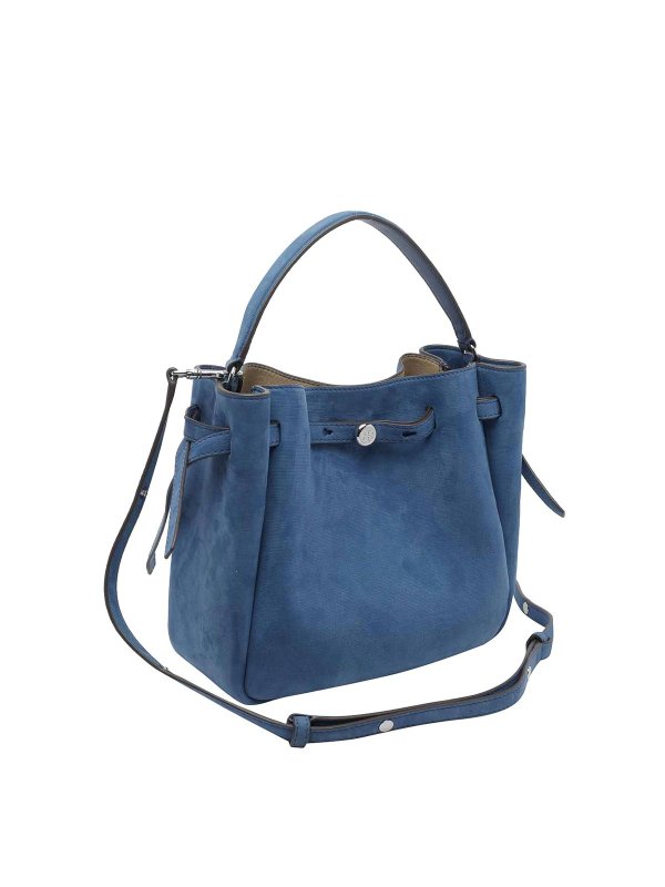 TORY BURCH: バケットバッグ online - バケットバッグ - ブルー