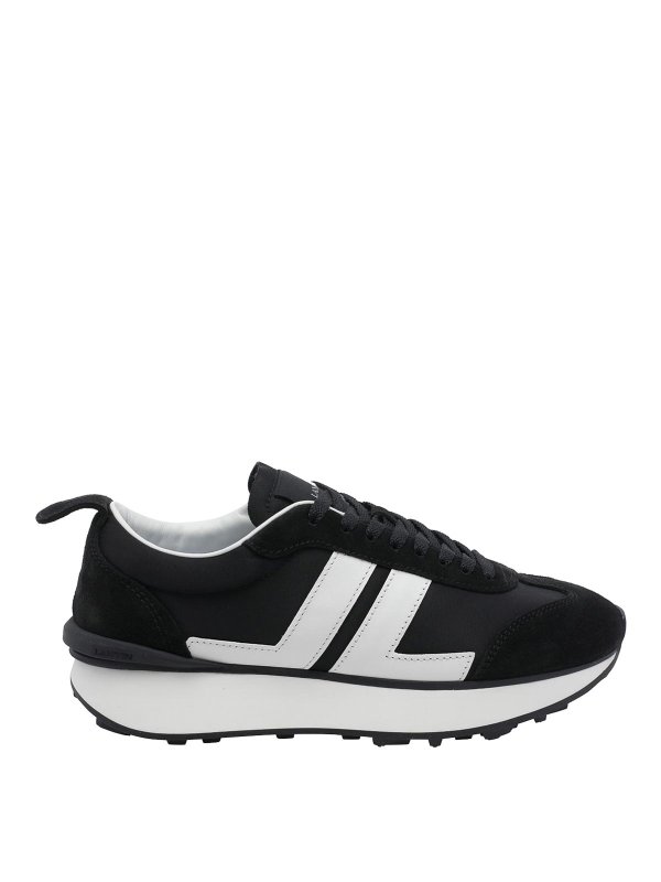 LANVIN: Chaussures de sport - Baskets - Noir