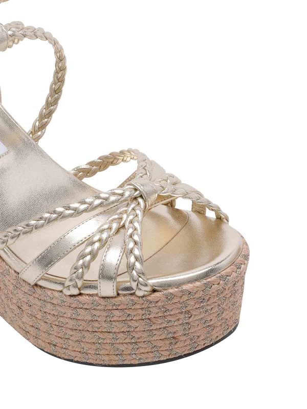 エスパドリーユ - 金 shop online: JIMMY CHOO
