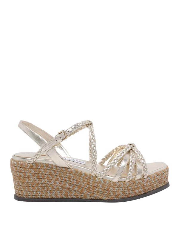 JIMMY CHOO: エスパドリーユ - エスパドリーユ - 金