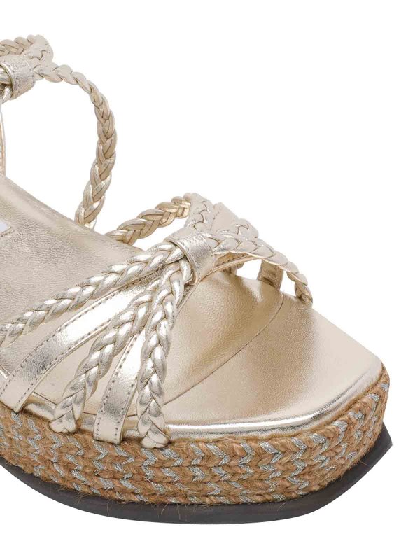 エスパドリーユ - 金 shop online: JIMMY CHOO