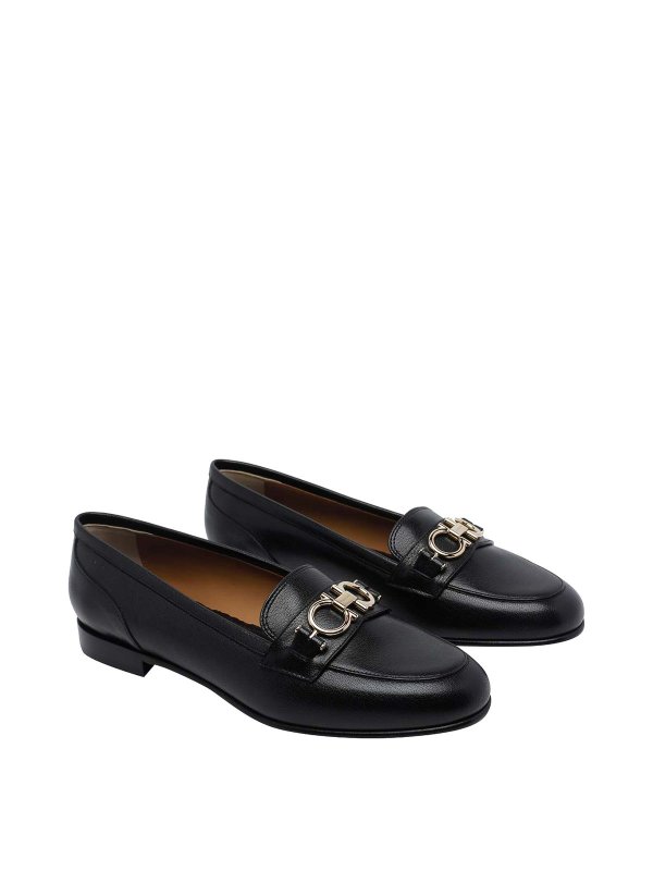 SALVATORE FERRAGAMO: ロファー＆スリッパ online - ローファー - 黒