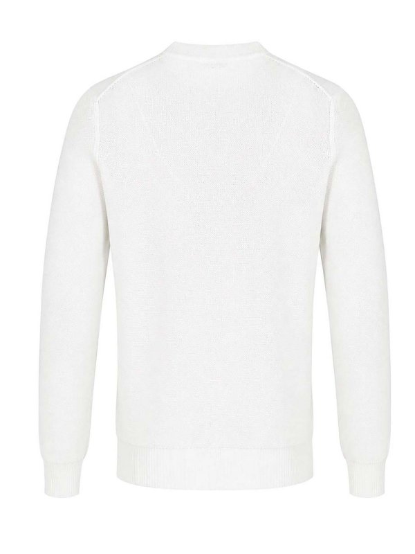 ALPHA STUDIO: Pull col rond online - Pull Col Rond - Blanc