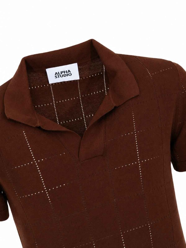 The Best Shops ALPHA STUDIO: Polos - Polo - Marrón Oscuro