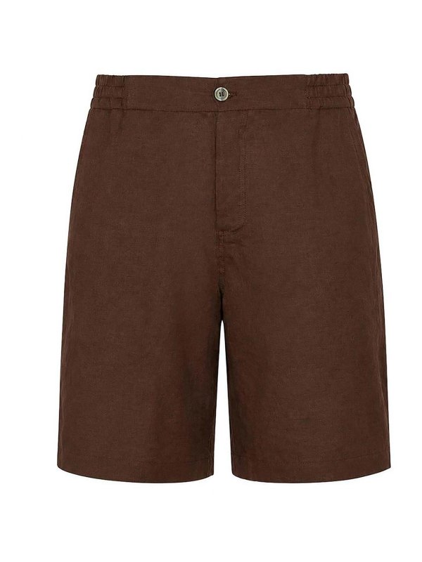 ALPHA STUDIO: Hosen Shorts - Shorts - Dunkelbraun