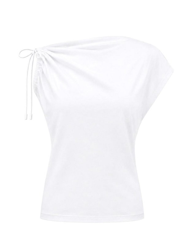 ALPHA STUDIO: Tops & Débardeurs - Top - Blanc