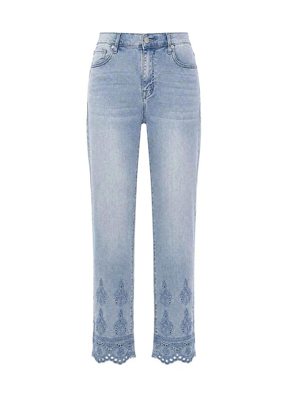 AMOSA: Jeans Rectos - Vaqueros Rectos - Azul