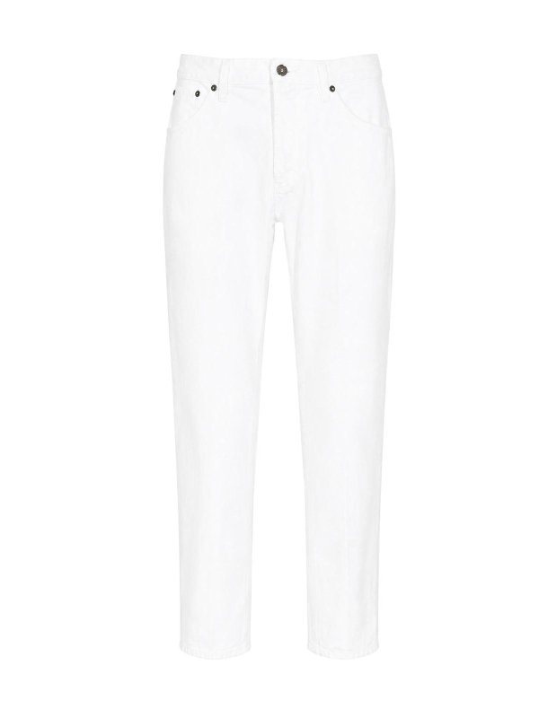 DONDUP: Jeans Rectos - Vaqueros Rectos - Blanco