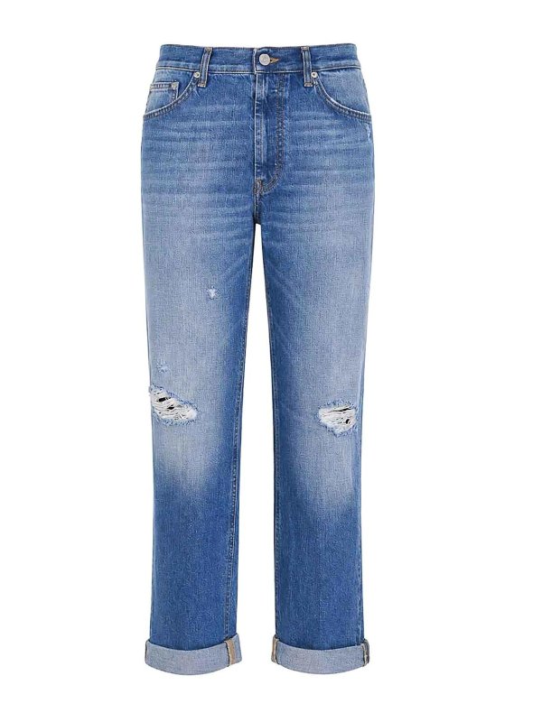 DONDUP: Jeans Rectos - Vaqueros Rectos - Denim