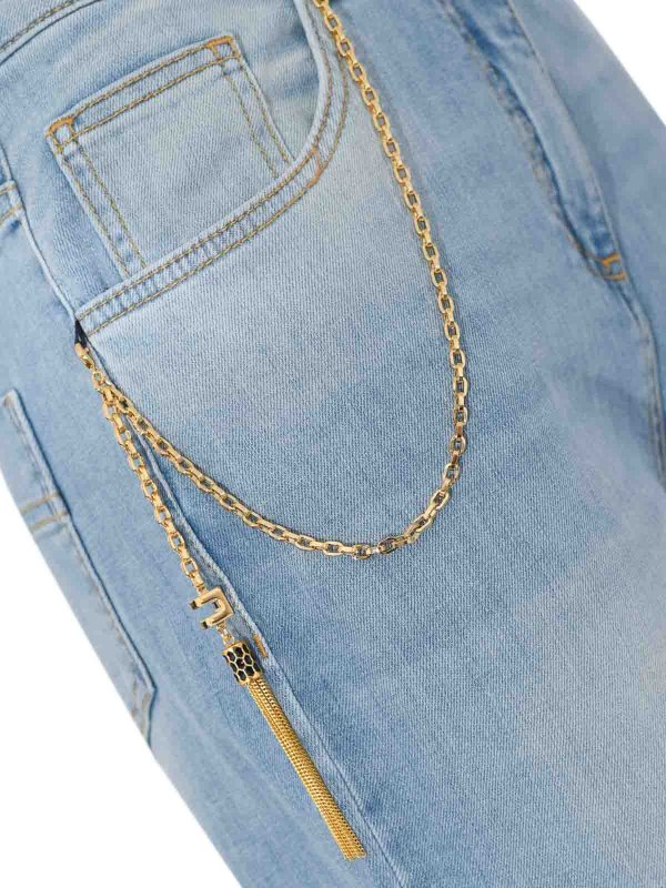 The Best Shops ELISABETTA FRANCHI: ストレートジーンズ - ストレートジーンズ - ライトブルー
