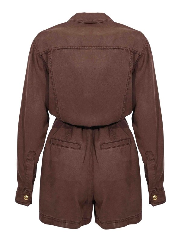 ELISABETTA FRANCHI: スウェットパンツ online - トラックスーツ ボトムス - ブラウン