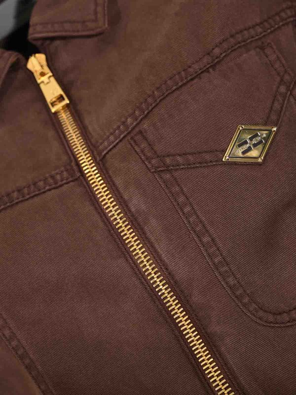The Best Shops ELISABETTA FRANCHI: スウェットパンツ - トラックスーツ ボトムス - ブラウン