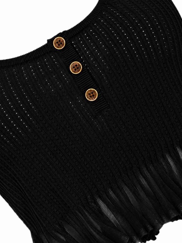 The Best Shops ELISABETTA FRANCHI: トップス＆タンクトップ - トップ/タンクトップ - 黒
