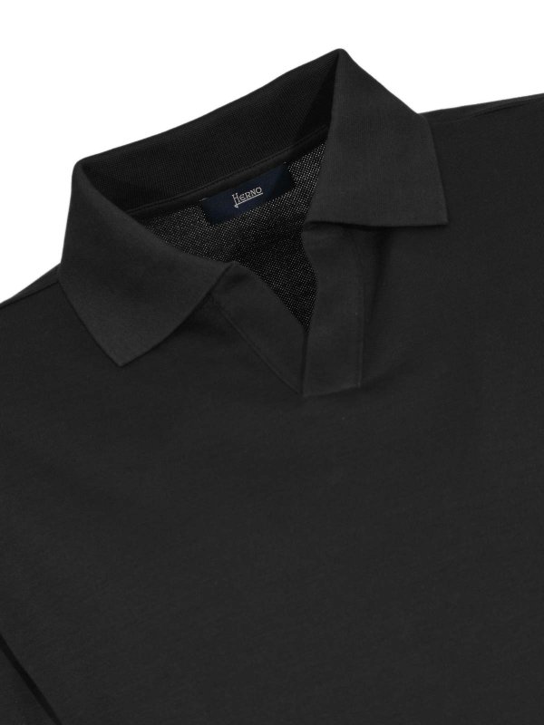 The Best Shops HERNO: Poloshirts - Poloshirt - Schwarz