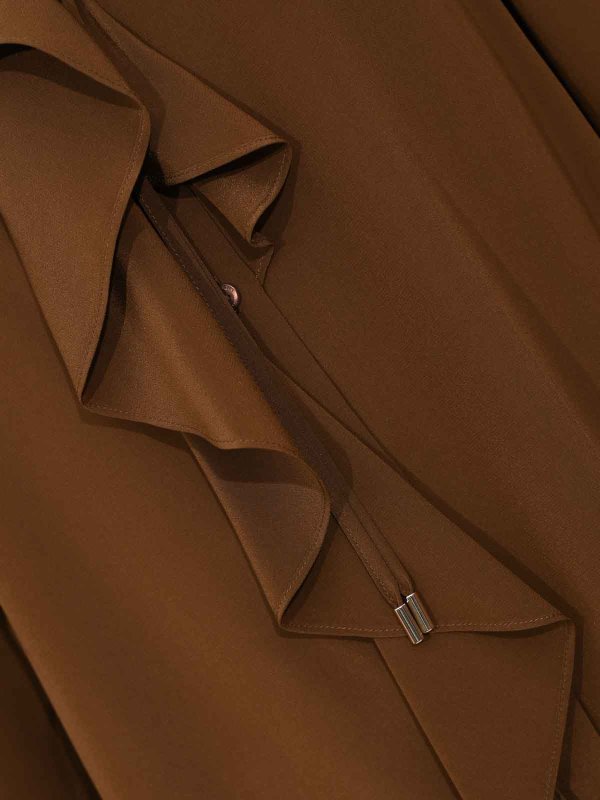 The Best Shops MAX MARA STUDIO: Blusen - Bluse - Dunkelbraun