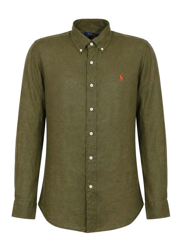POLO RALPH LAUREN: シャツ - シャツ - 緑