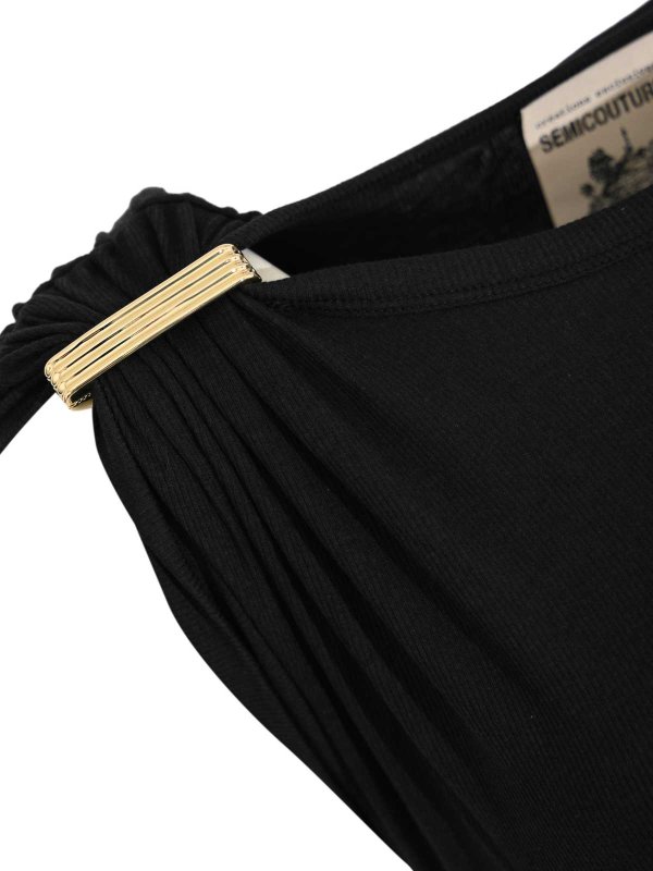 The Best Shops Semicouture: ニーレングスドレス - 膝丈ドレス - 黒