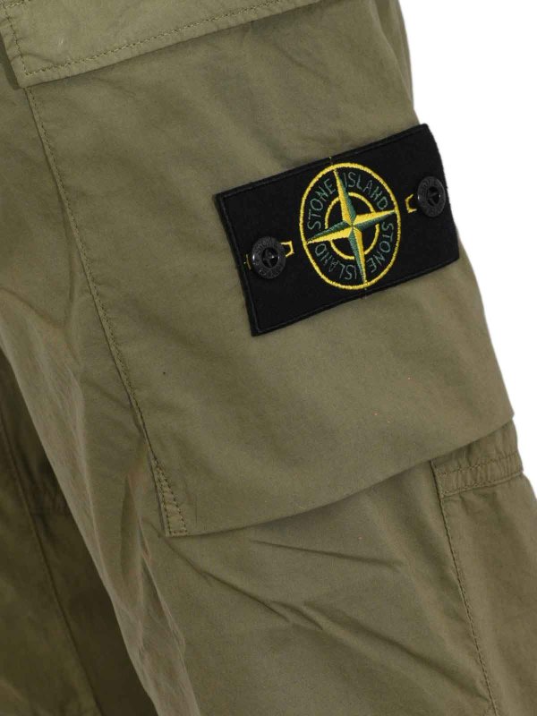 The Best Shops STONE ISLAND: カジュアルトラウザー - カジュアルパンツ - ダークグリーン