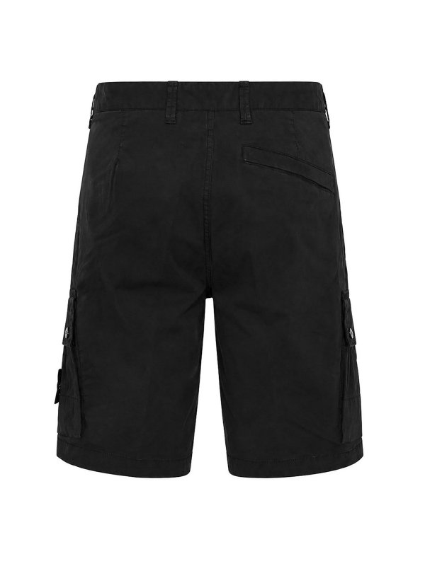 STONE ISLAND: トラウザーショーツ online - ショートパンツ - 黒