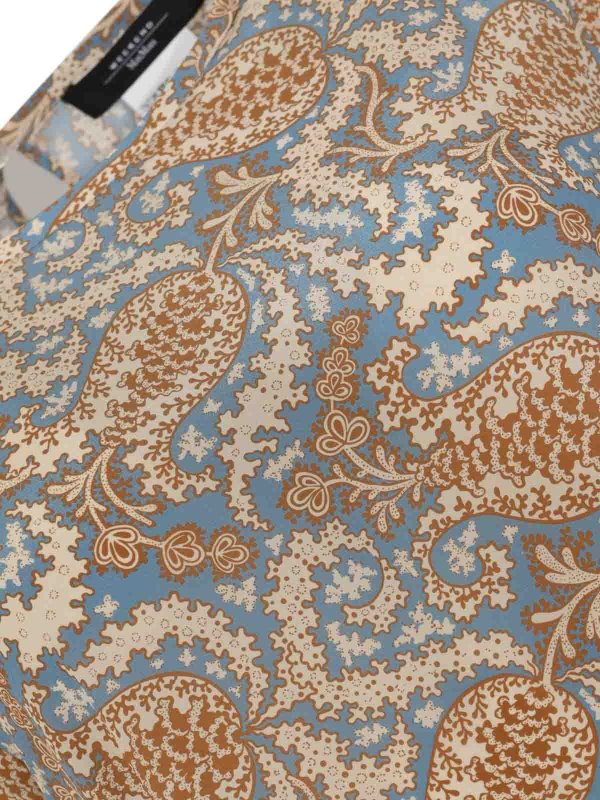 The Best Shops WEEKEND MAX MARA: Knielange Kleider - Knielanges Kleid - Hellblau
