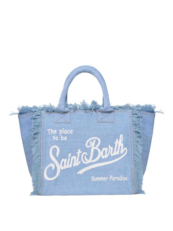 MC2 SAINT BARTH: トートバッグ - トートバッグ - デニム