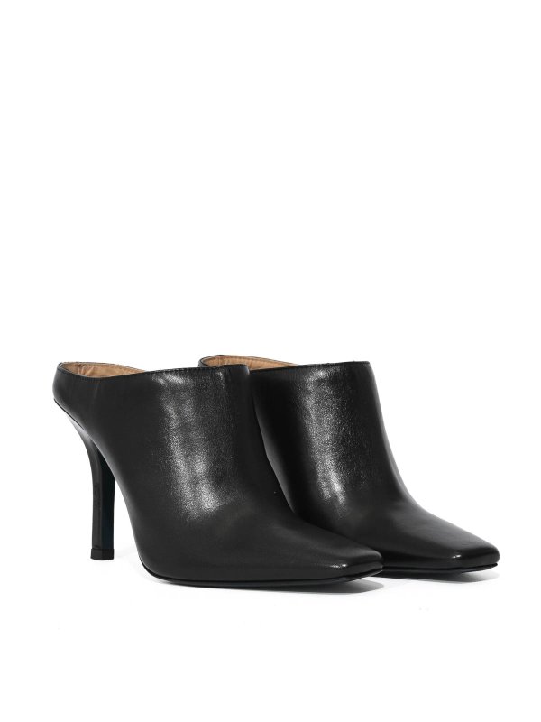 ミュール - 黒 shop online: PATRIZIA PEPE