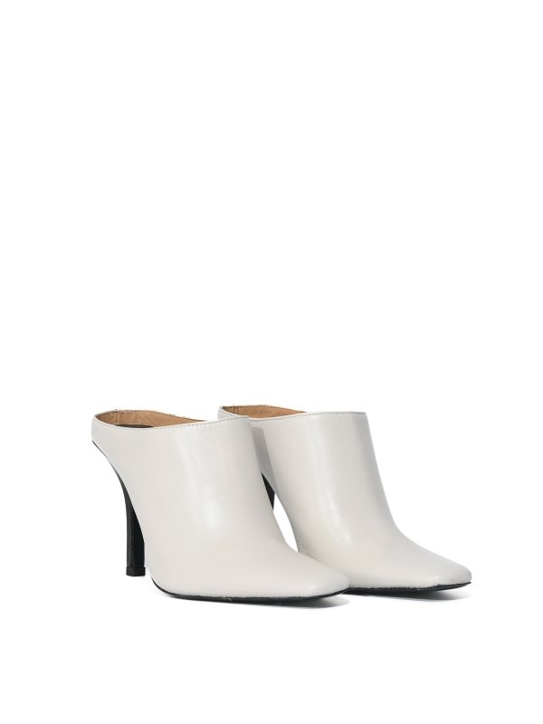 ミュール - 白 shop online: PATRIZIA PEPE
