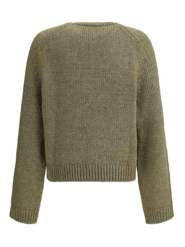 OUR LEGACY: Strickpullover mit Rundhalsausschnitt online - Rundhalspullover - Grün