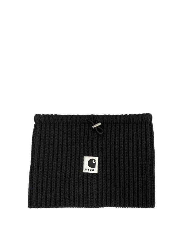 Sacai: Écharpes - Écharpe - Noir