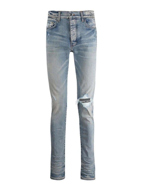 AMIRI: Jeans pitillos - Vaqueros Pitillos - Azul