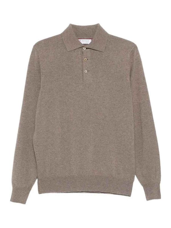 BRUNELLO CUCINELLI: Polos - Polo - Beis