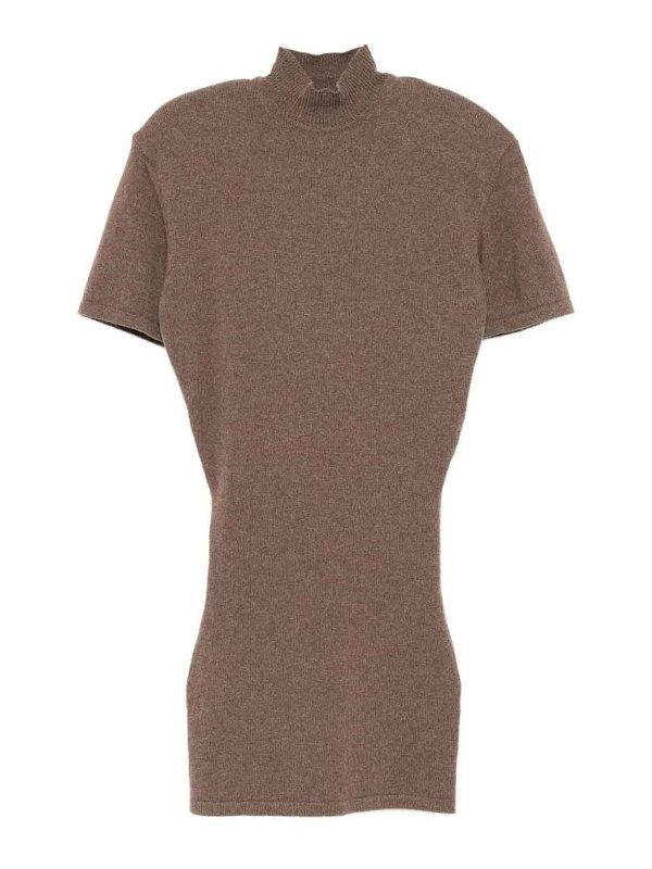 JACQUEMUS: ショートドレス - ショートドレス - ブラウン