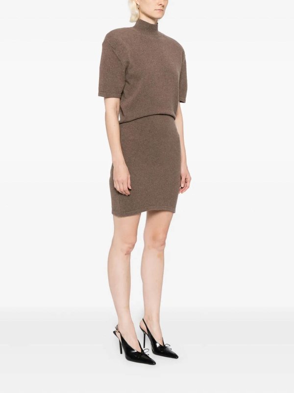 The Best Shops JACQUEMUS: ショートドレス - ショートドレス - ブラウン
