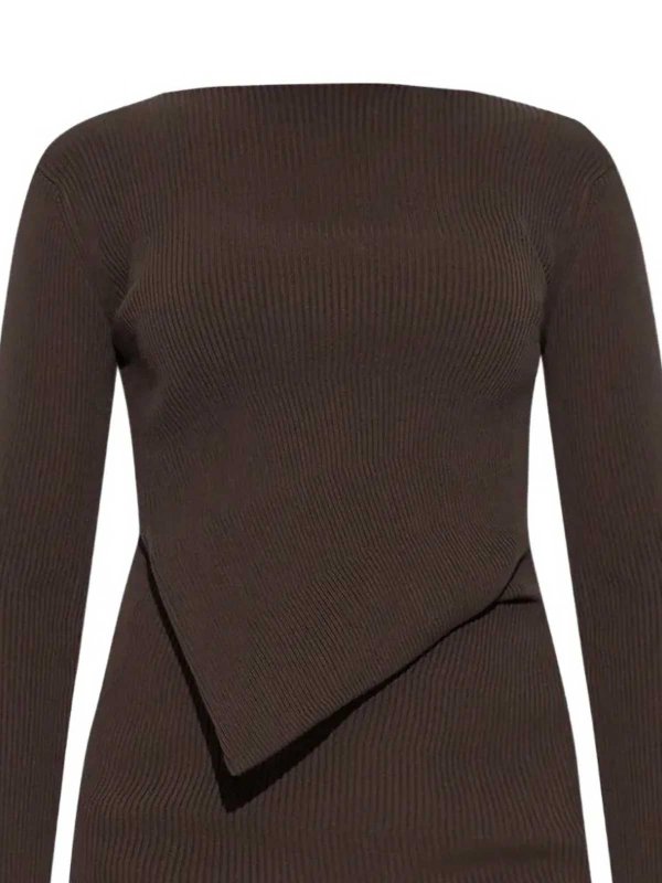 RICK OWENS: クルーネック online - クルーネック - グレイッシュブラウン