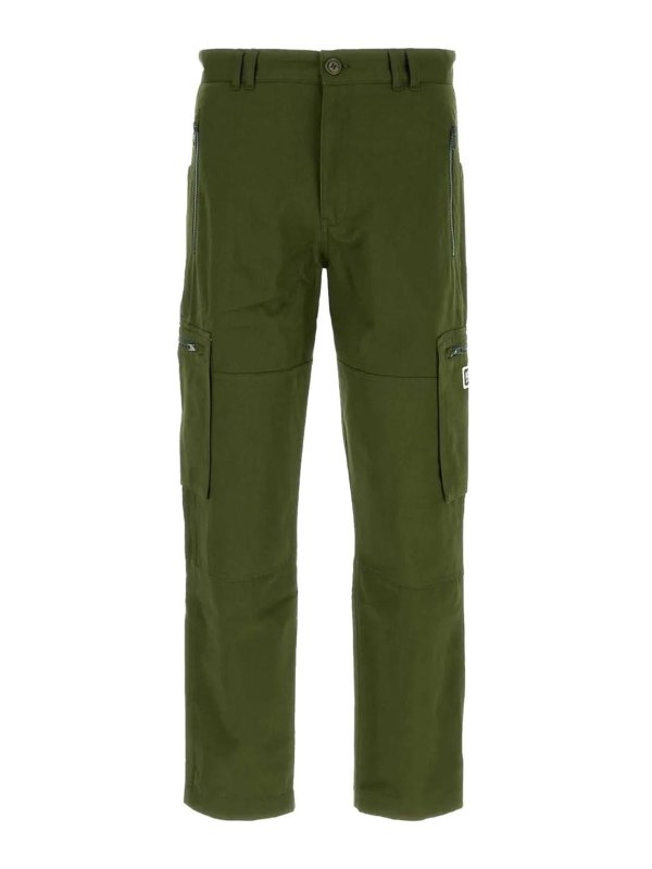 KENZO: casual trousers - Slim cargo pants