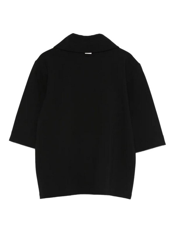 AMI PARIS: polo online - Polo con peplo