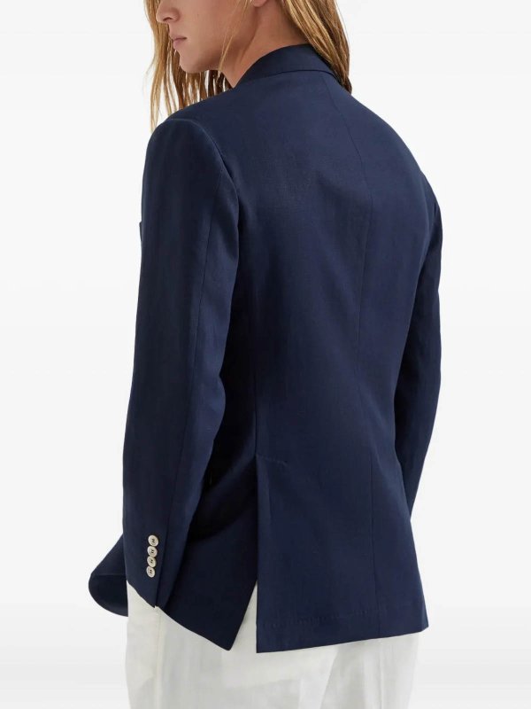 Linen jacket shop online: BRUNELLO CUCINELLI