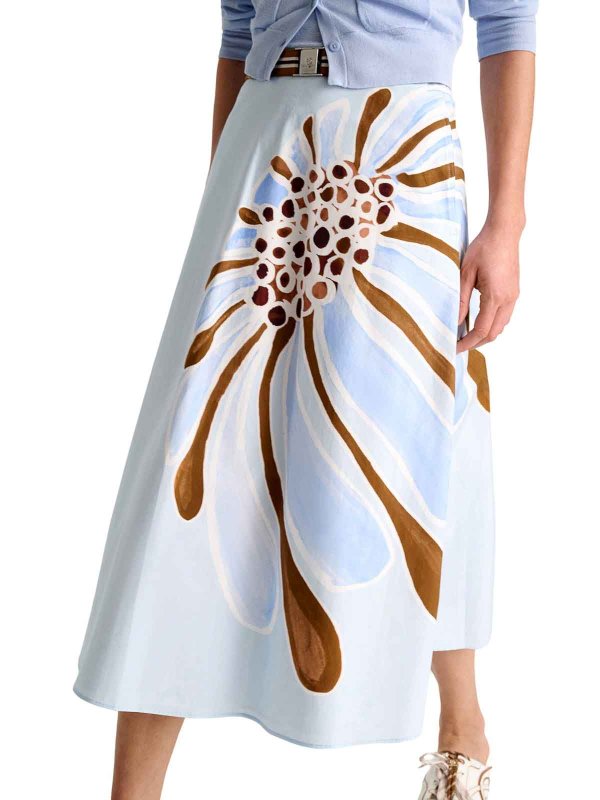 The Best Shops DOROTHEE SCHUMACHER: 膝丈/ミディスカート - ブルー