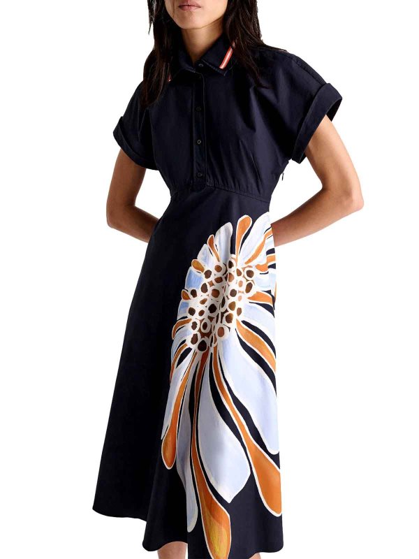 The Best Shops DOROTHEE SCHUMACHER: ニーレングスドレス - 膝丈ドレス - ブルー