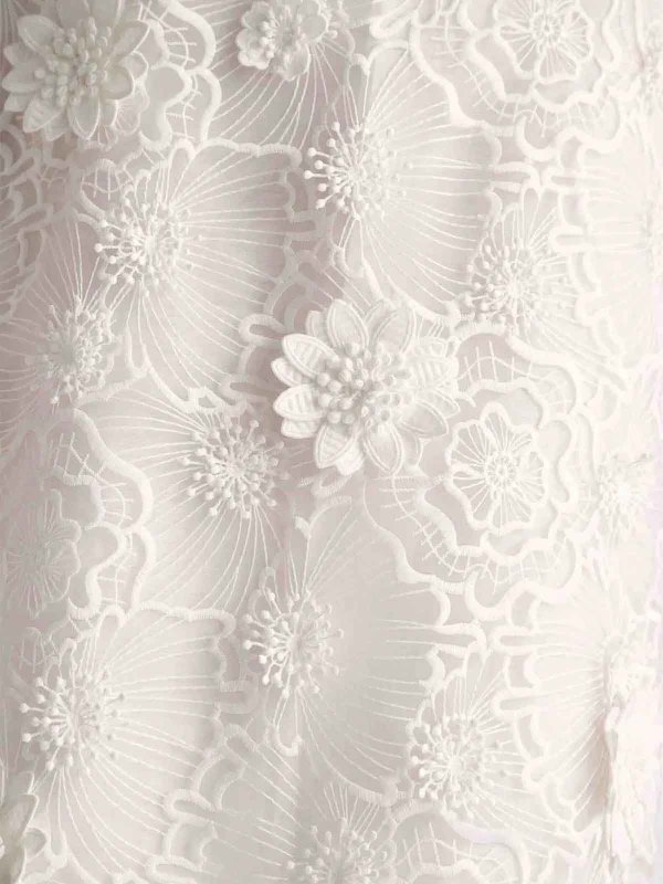膝丈/ミディスカート - 白 shop online: DOROTHEE SCHUMACHER