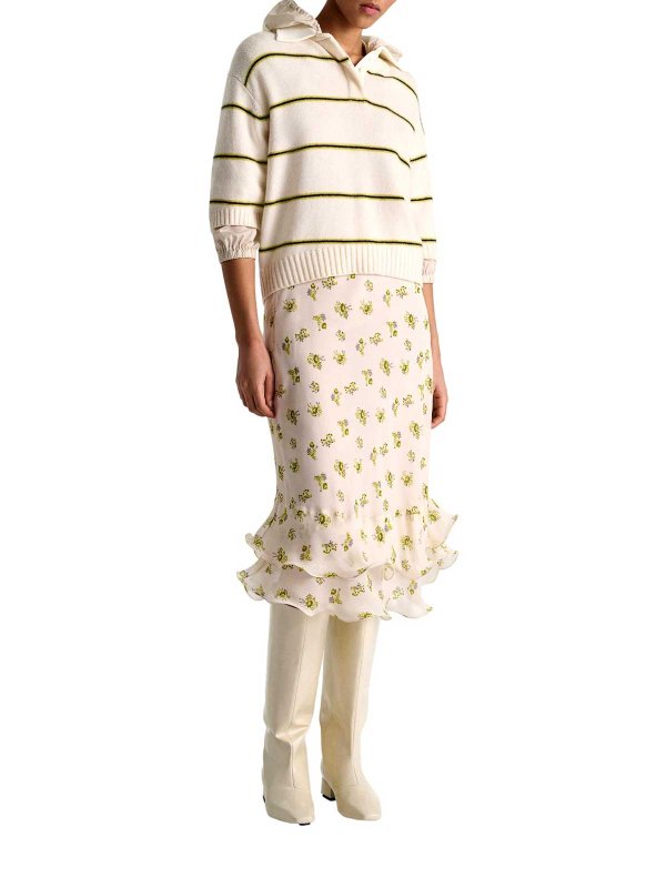 The Best Shops DOROTHEE SCHUMACHER: ニーレングススカート＆ミディ丈 - 膝丈/ミディスカート - イエロー