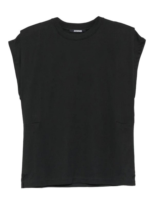 JACQUEMUS: T-shirts - T-Shirt - Schwarz